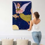 Vanity Fair Winged Figure canvas print, displayed on a wall