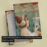 Laurier Objets d'Art canvas print, front and back view