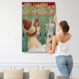 Laurier Objets d'Art canvas print, displayed on a wall