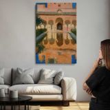 Hall of the Ambassadors Alhambra Granada by Joaquín Sorolla canvas print, room display