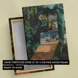 Court of the Dances Alcazar Seville by Joaquín Sorolla canvas print, front and back view