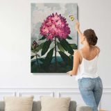 The Pontic Rhododendron by Robert John Thornton canvas print, displayed on a wall