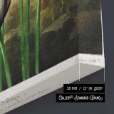 Tulips from The Temple of Flora by Robert John Thornton canvas print, canvas edge detail