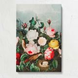 Roses from The Temple of Flora by Robert John Thornton canvas print, front view