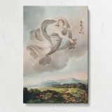 Flora Dispensing Her Favours on the Earth by Robert John Thornton canvas print, front view