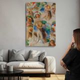 Study of Heads by Pierre-Auguste Renoir canvas print, room display