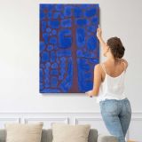 Late Evening Looking Out of the Woods by Paul Klee canvas print, displayed on a wall