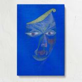 Portrait of an Oriental by Paul Klee canvas print, front view