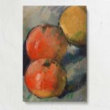 Two and a Half Apples by Paul Cézanne canvas print, front view