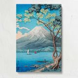 Mount Fuji from Lake Yamanaka by Hiroaki Takahashi canvas print, front view