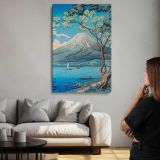 Mount Fuji from Lake Yamanaka by Hiroaki Takahashi canvas print, room display
