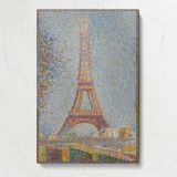 La Tour Eiffel by Georges Seurat canvas print, front view