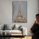 La Tour Eiffel by Georges Seurat canvas print, room display