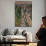 Paris Street Scene by Maximilien Luce canvas print, room display