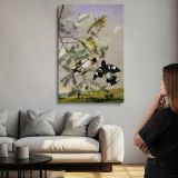 Rose-Breasted Grosbeaks canvas print, room display