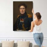 Comte Henri-Amedee-Mercure de Turenne d'Aynac canvas print, displayed on a wall