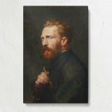 Portrait of Vincent van Gogh canvas print, front view