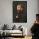 Portrait of Vincent van Gogh canvas print, room display
