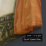 Renaissance Woman in an Ornate Dress canvas print, canvas edge detail