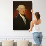 George Washington Vaughan Portrait canvas print, displayed on a wall