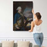Admiral Harry Paulet Duke of Bolton canvas print, displayed on a wall