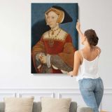 Portrait of Jane Seymour canvas print, displayed on a wall