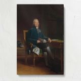 Charles Maurice de Talleyrand Portrait canvas print, front view