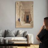 Excavated Temple of Gyrshe canvas print, room display