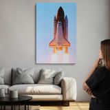 Discovery Space Shuttle Launch canvas print, room display