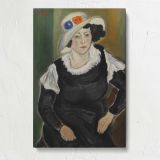 Lady with a Hat Dagny Marie Christensen canvas print, front view