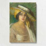 Spanish Fantasy III by Alice Pike Barney canvas print, front view