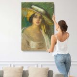 Spanish Fantasy III by Alice Pike Barney canvas print, displayed on a wall