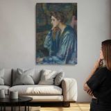 Mrs Roosevelt Scovel by Alice Pike Barney canvas print, room display