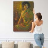Seville in Montmartre by Alice Pike Barney canvas print, displayed on a wall