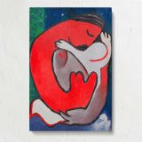 Mother's Embrace by Mikuláš Galanda canvas print, front view