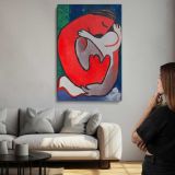 Mother's Embrace by Mikuláš Galanda canvas print, room display