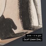 Embrace by Mikuláš Galanda canvas print, canvas edge detail