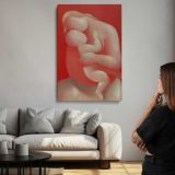 Mother Pink Madonna by Mikuláš Galanda canvas print, room display
