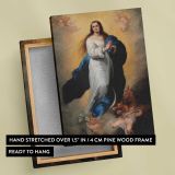 The Immaculate Conception of Escorial canvas print, front and back view