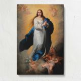 The Immaculate Conception of Escorial canvas print, front view