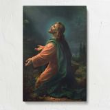 Christ on the Mount of Olives canvas print, front view