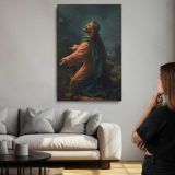 Christ on the Mount of Olives canvas print, room display