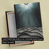 Moon and Sea No II by Arthur Dove canvas print, front and back view