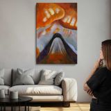 Mountain and Sky by Arthur Dove canvas print, room display