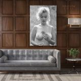 Marilyn Monroe USA Model Naked Canvas Wall Artwork Hangings - Image 7