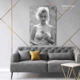 Marilyn Monroe USA Model Naked Canvas Wall Artwork Hangings - Image 4