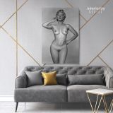 Marilyn Monroe Naked American Model Canvas Wall Artwork - Image 6