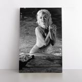 Marilyn Monroe Naked Canvas American Model Actress Pop Sexy in Water Falls Full Body Canvas - Image 2