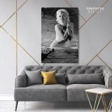 Marilyn Monroe Naked Canvas American Model Actress Pop Sexy in Water Falls Full Body Canvas - Image 4