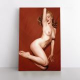 Marilyn Monroe Naked Model Canvas American Model Wall Artwork Hangings - Image 2